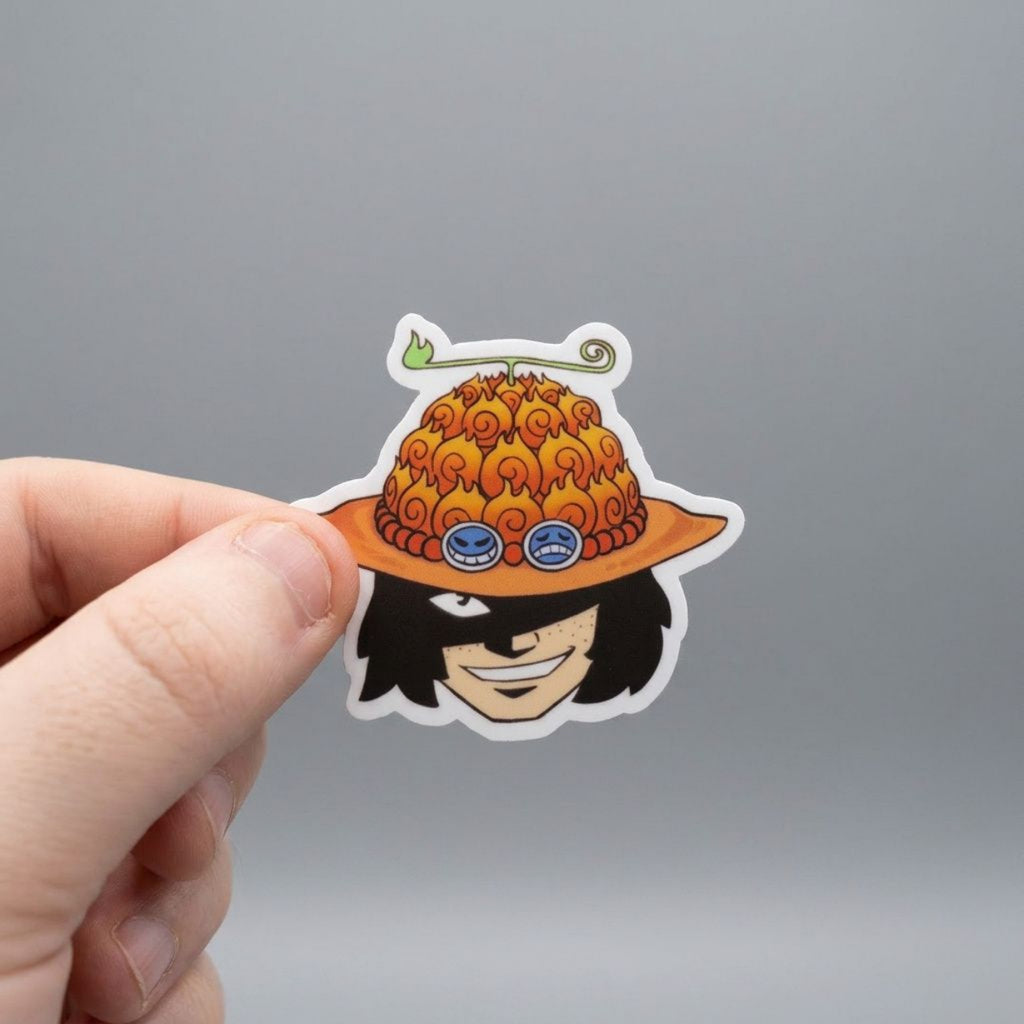 One Piece Ace Devil Fruit Sticker