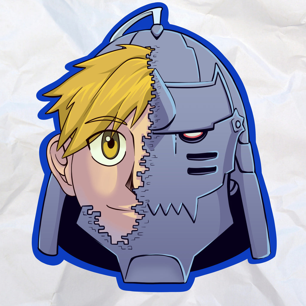 Fullmetal Alchemist Alphonse Elric Vinyl Sticker – FMA Anime Fan Art
