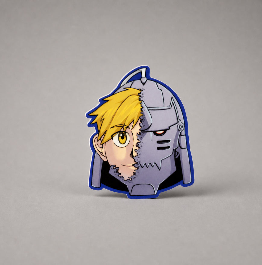 Fullmetal Alchemist Alphonse Elric Vinyl Sticker – FMA Anime Fan Art